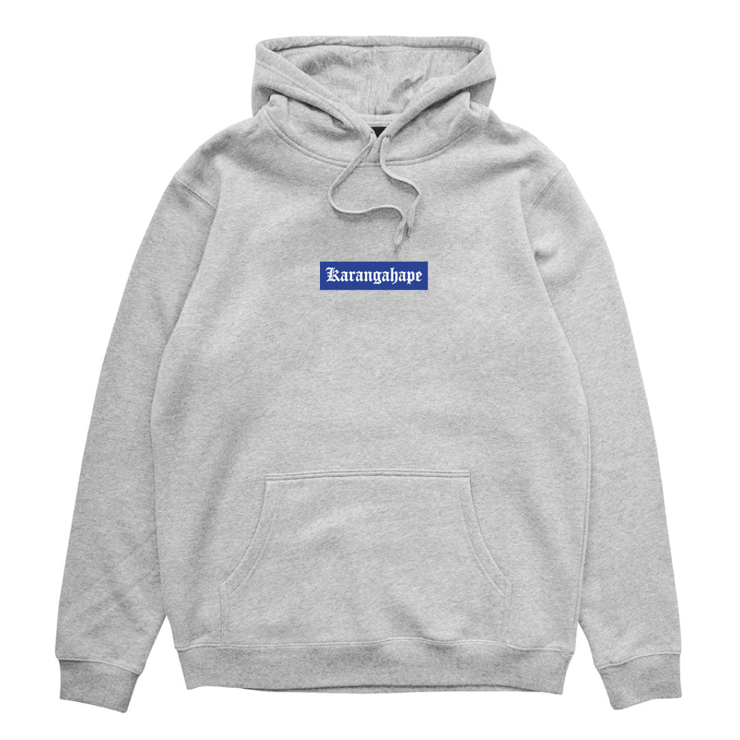 KARANGAHAPE BOXED HOOD - HEATHER